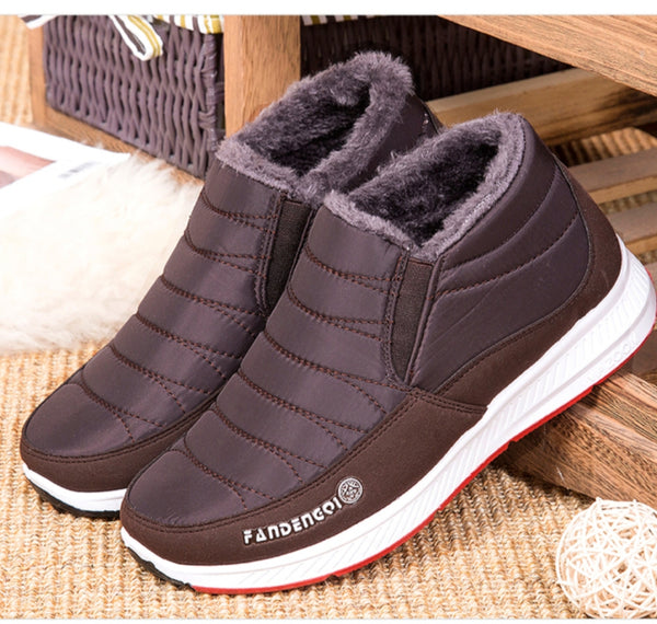 Amazing Winter Insulated Tennis Shoes, with Extra Wool and Thick Cotton Shoes For Ladies, non-slip
